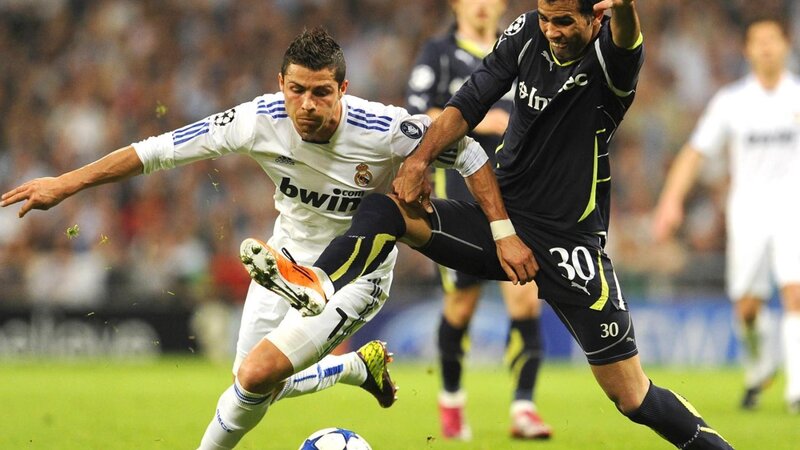 Cristiano Ronaldo in action