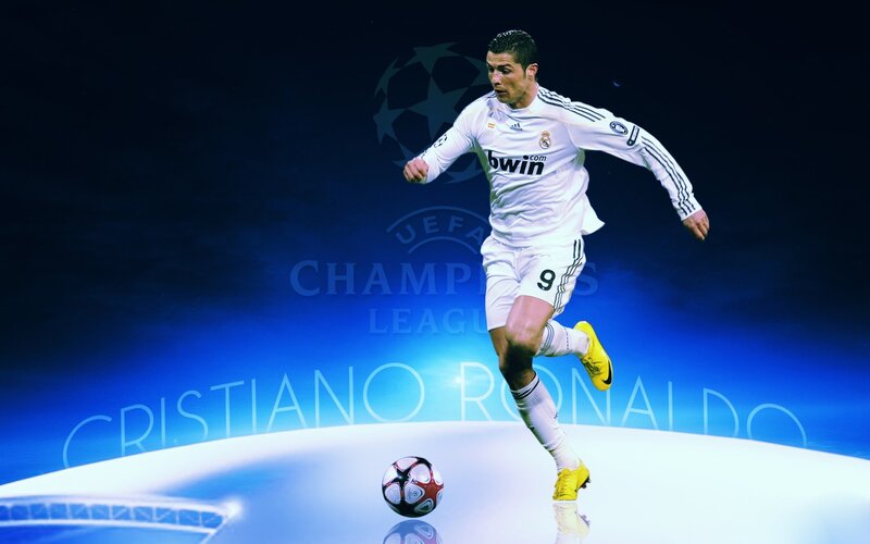 Cristiano Ronaldo in action