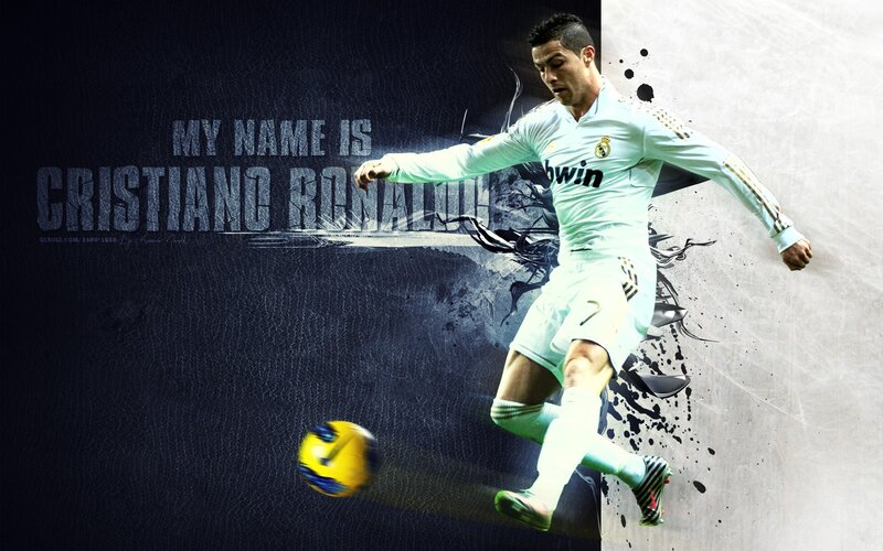 Cristiano Ronaldo in action