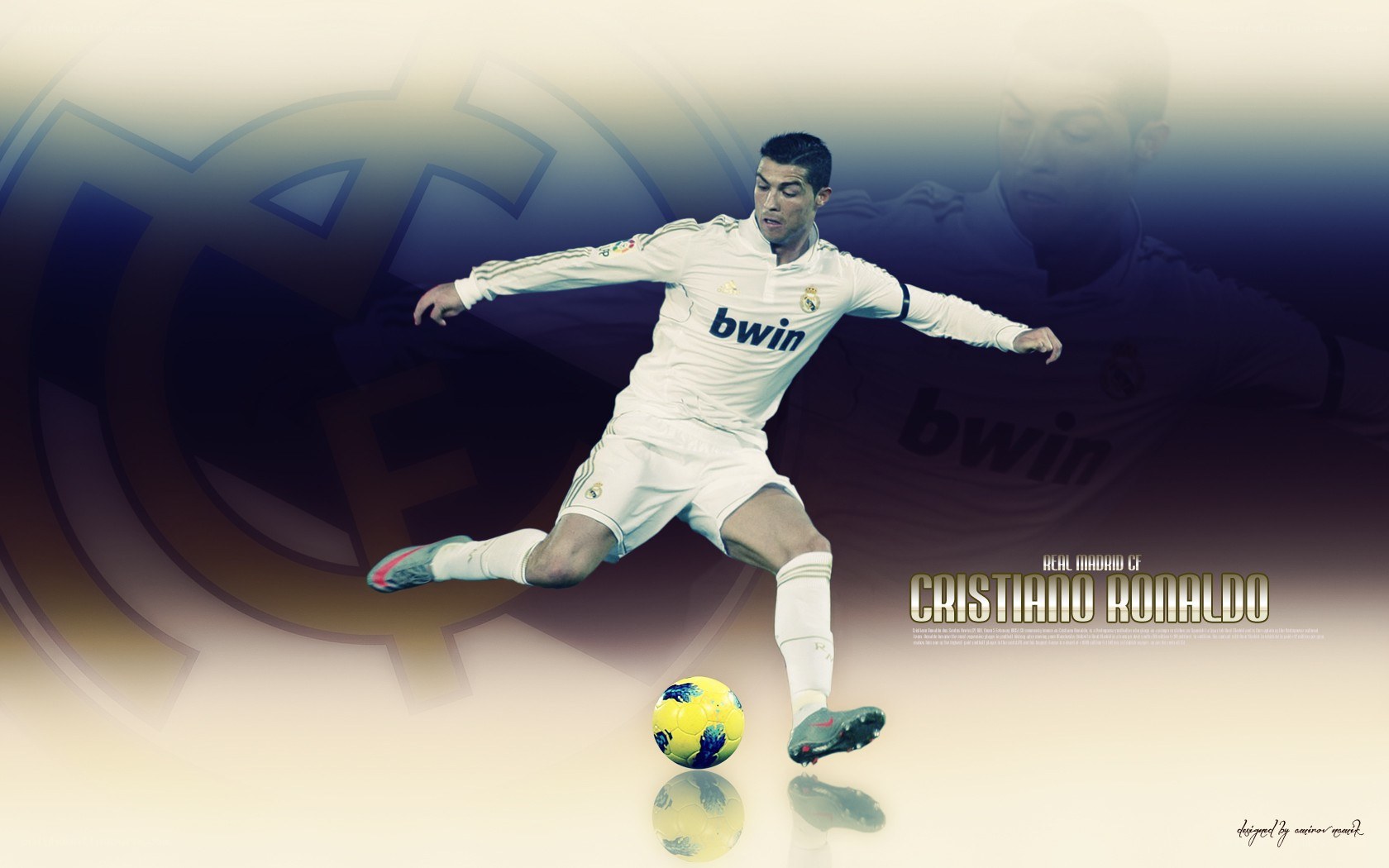 Cristiano Ronaldo in action