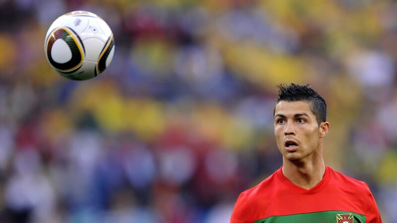 Cristiano Ronaldo in action