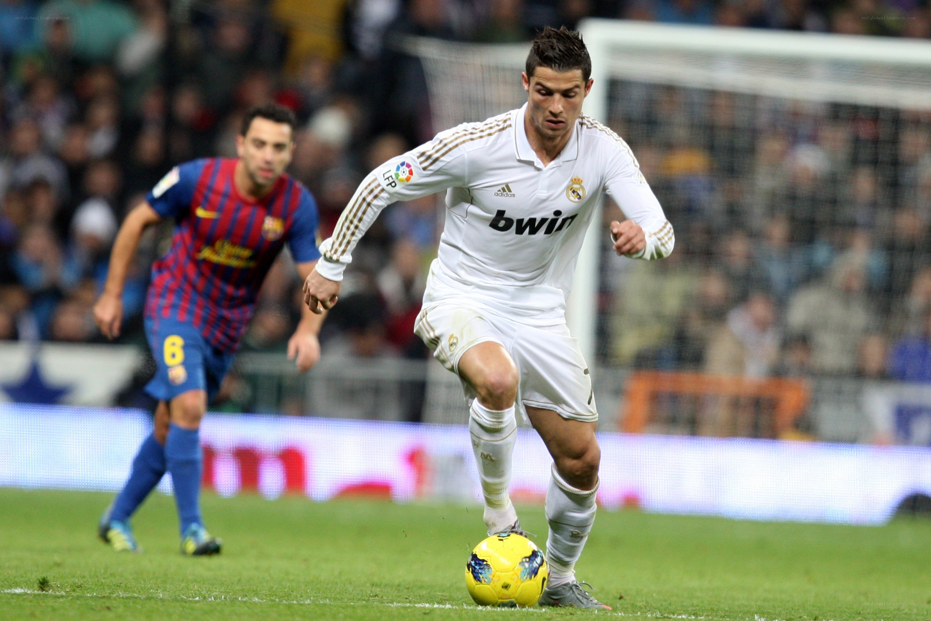 Cristiano Ronaldo in action