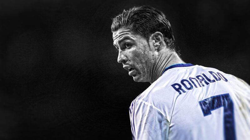 Cristiano Ronaldo in action