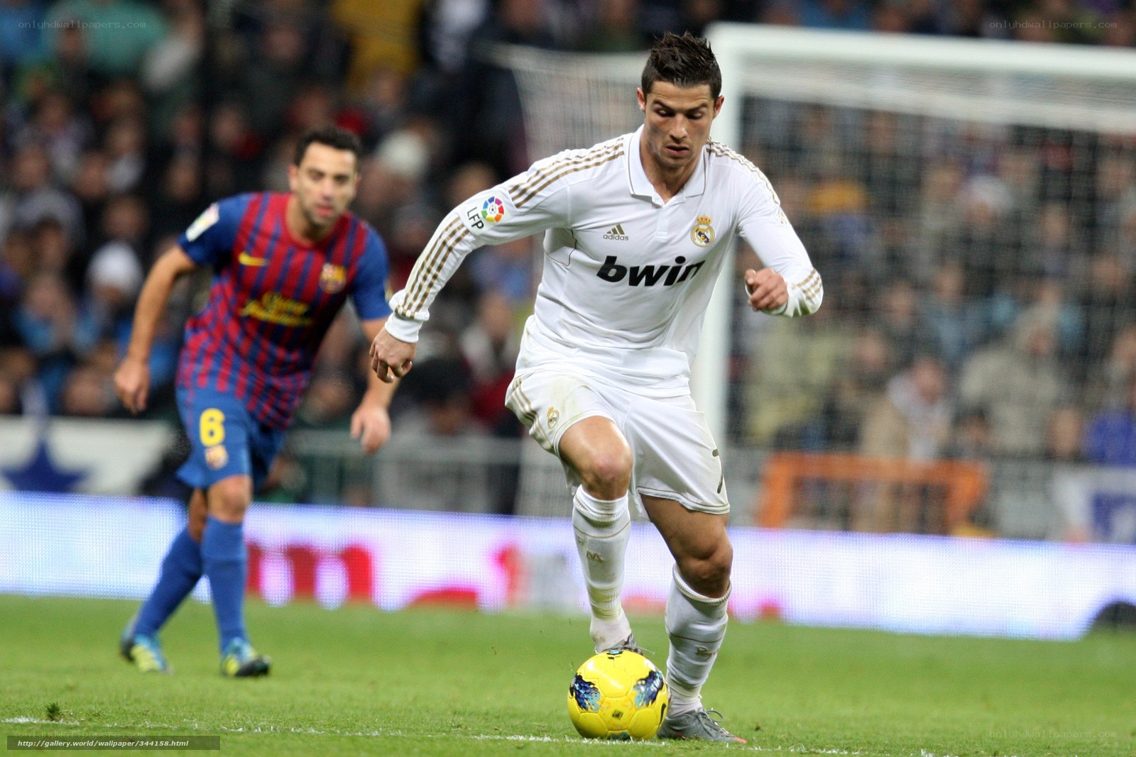 Cristiano Ronaldo in action