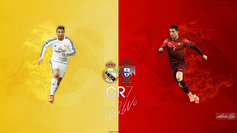 Cristiano Ronaldo in Action — Yellow