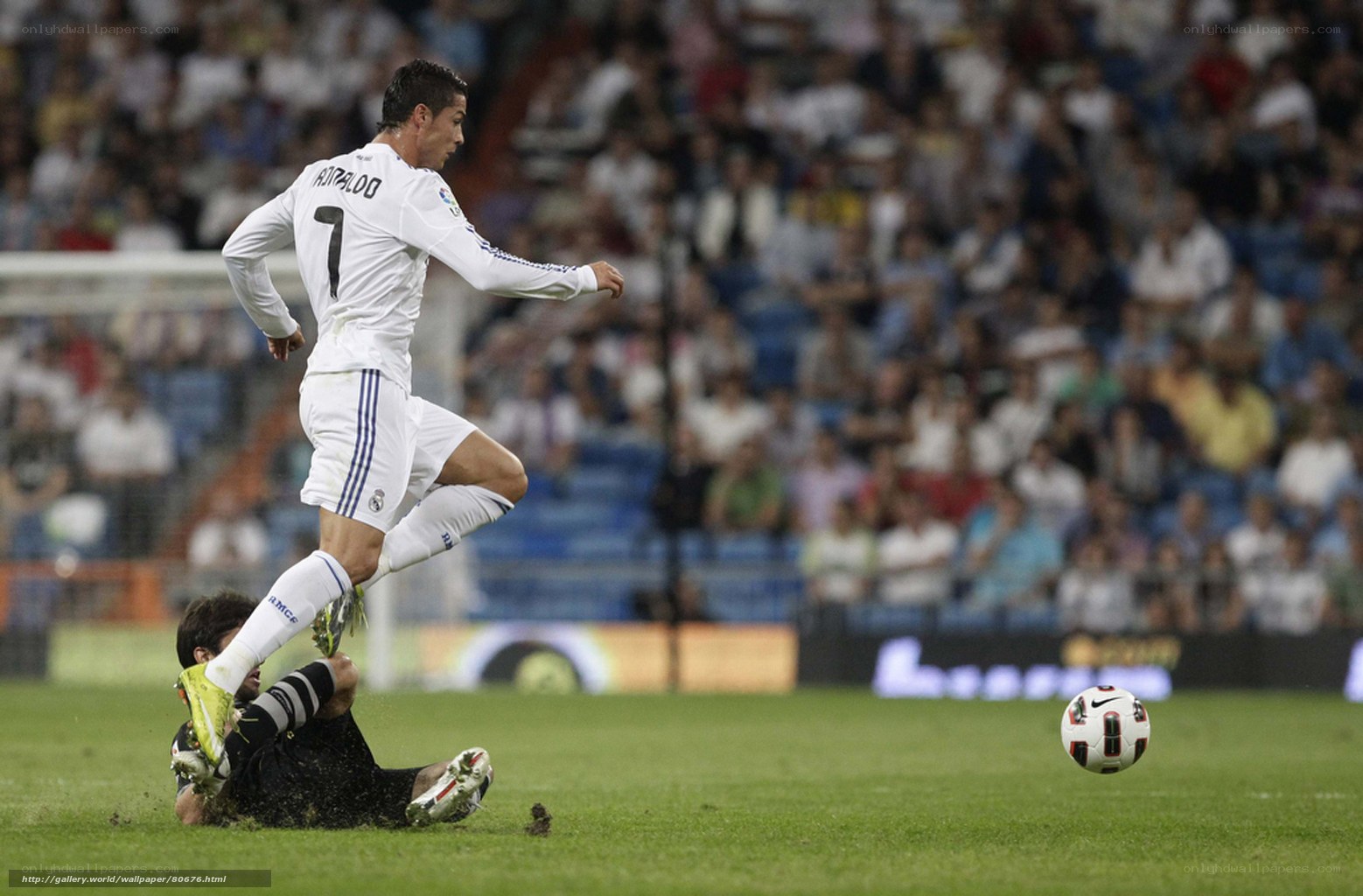 Cristiano Ronaldo in action