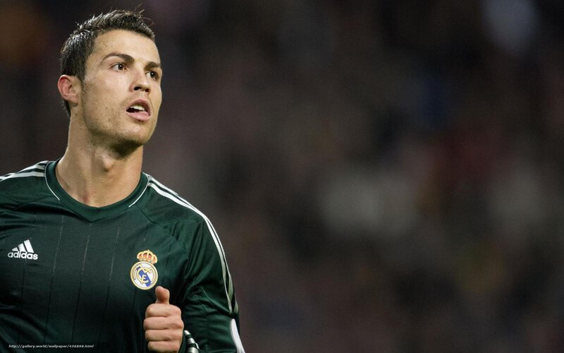 Cristiano Ronaldo in Jersey — Green
