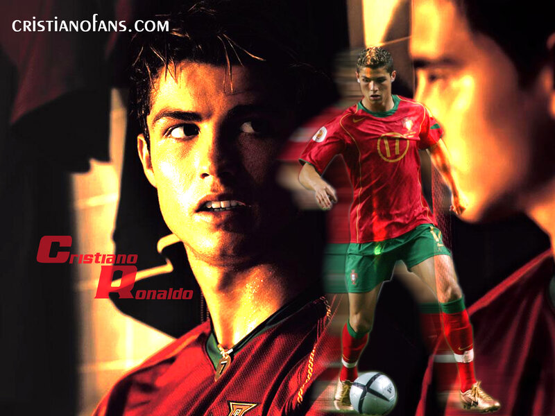 Cristiano Ronaldo in Jersey — Red