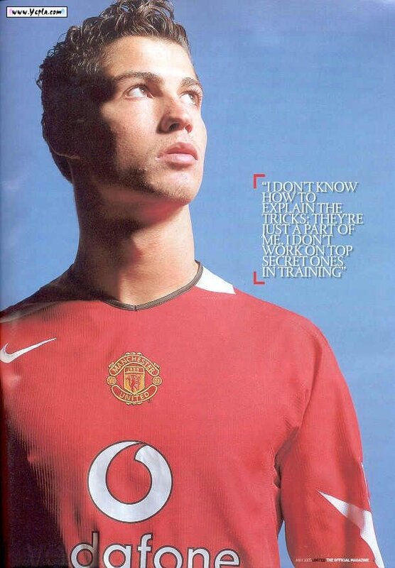 Cristiano Ronaldo in Manchester United kit
