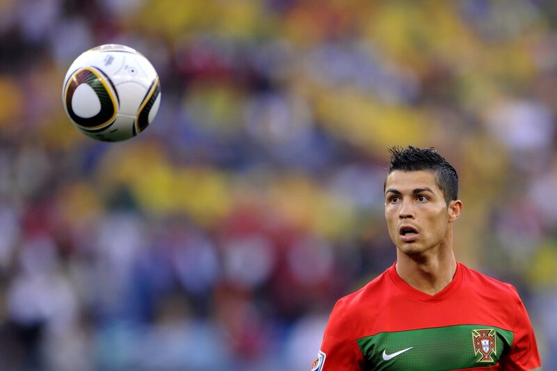 Cristiano Ronaldo in Portugal jersey