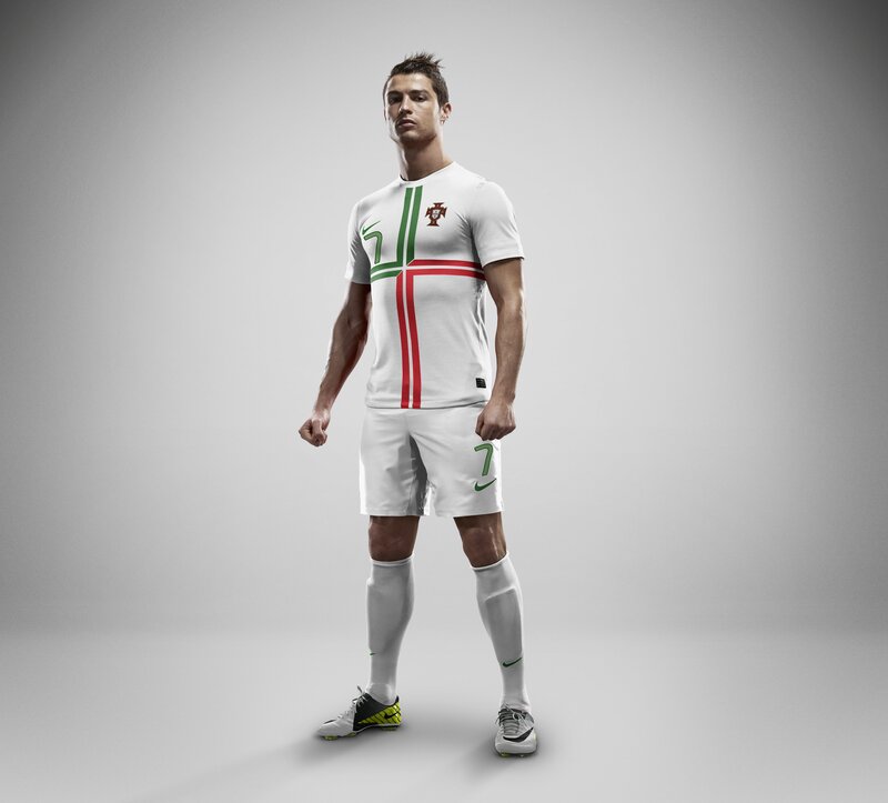 Cristiano Ronaldo in Portugal kit
