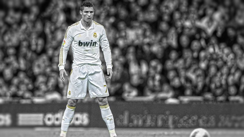 Cristiano Ronaldo in Real Madrid kit