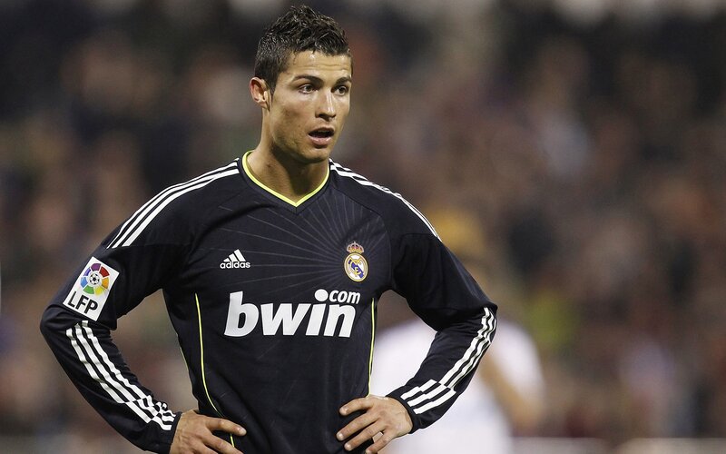 Cristiano Ronaldo in Real Madrid kit