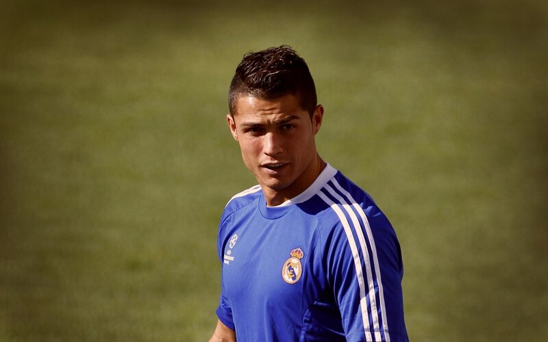 Cristiano Ronaldo in Real Madrid kit