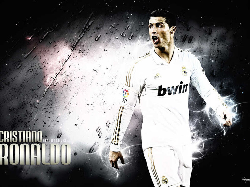 Cristiano Ronaldo in Uniform — White