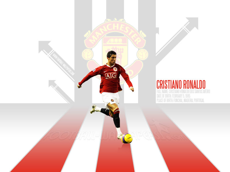 Cristiano Ronaldo Kicking Ball — Red