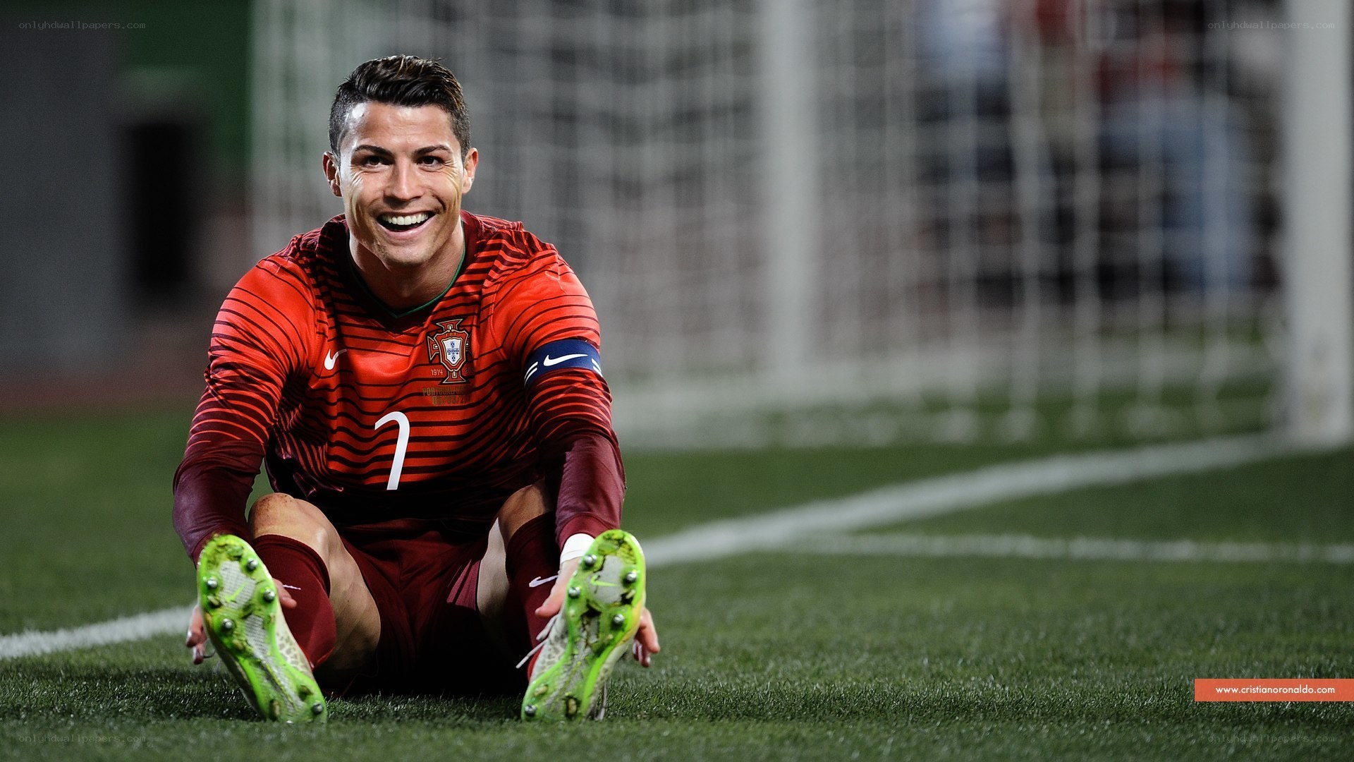 Cristiano Ronaldo on field