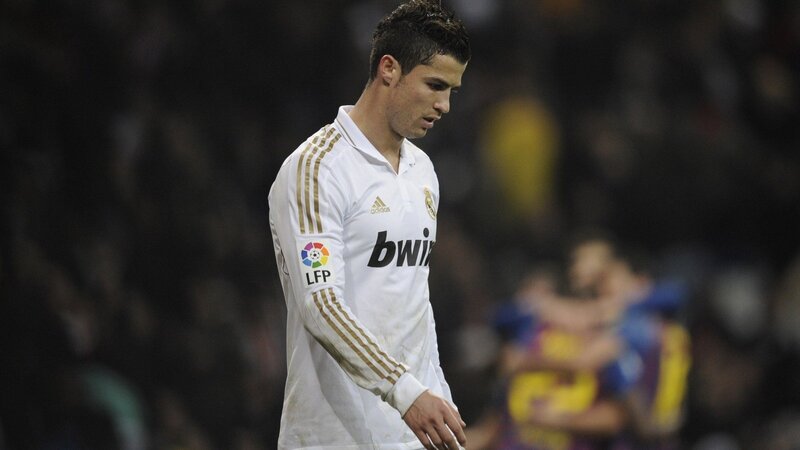 Cristiano Ronaldo on the field