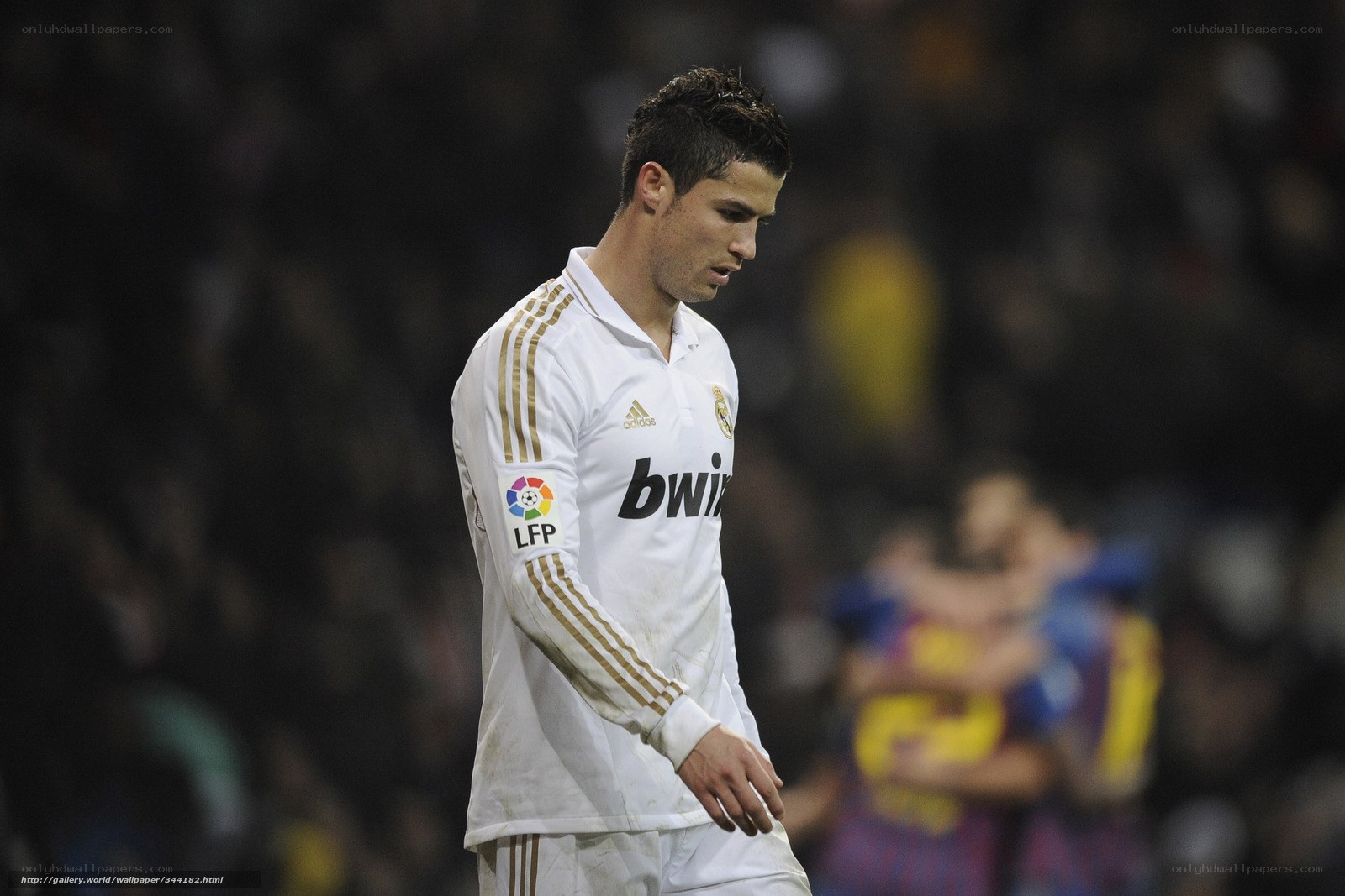 Cristiano Ronaldo on the field