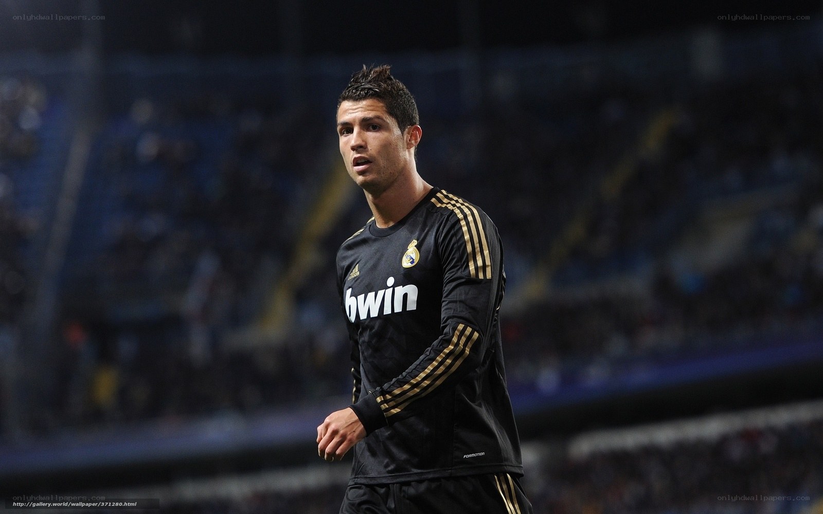 Cristiano Ronaldo on the field