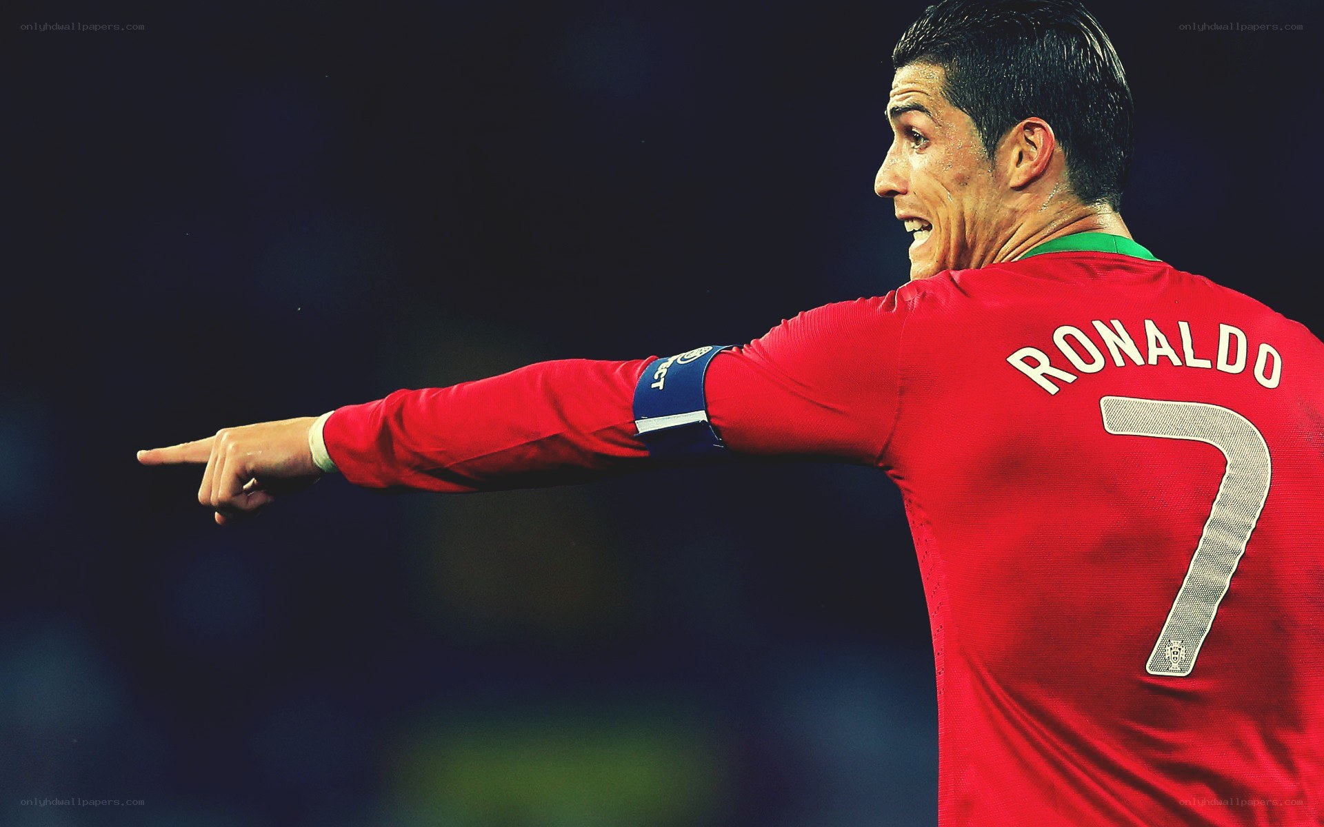 Cristiano Ronaldo pointing