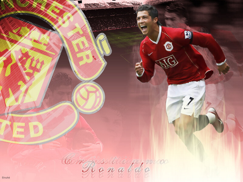 Cristiano Ronaldo Running — Red