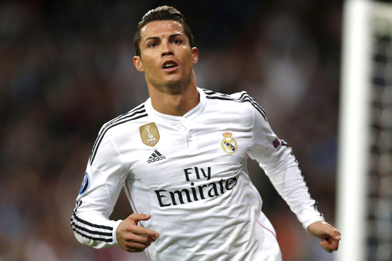 Cristiano Ronaldo Running — White