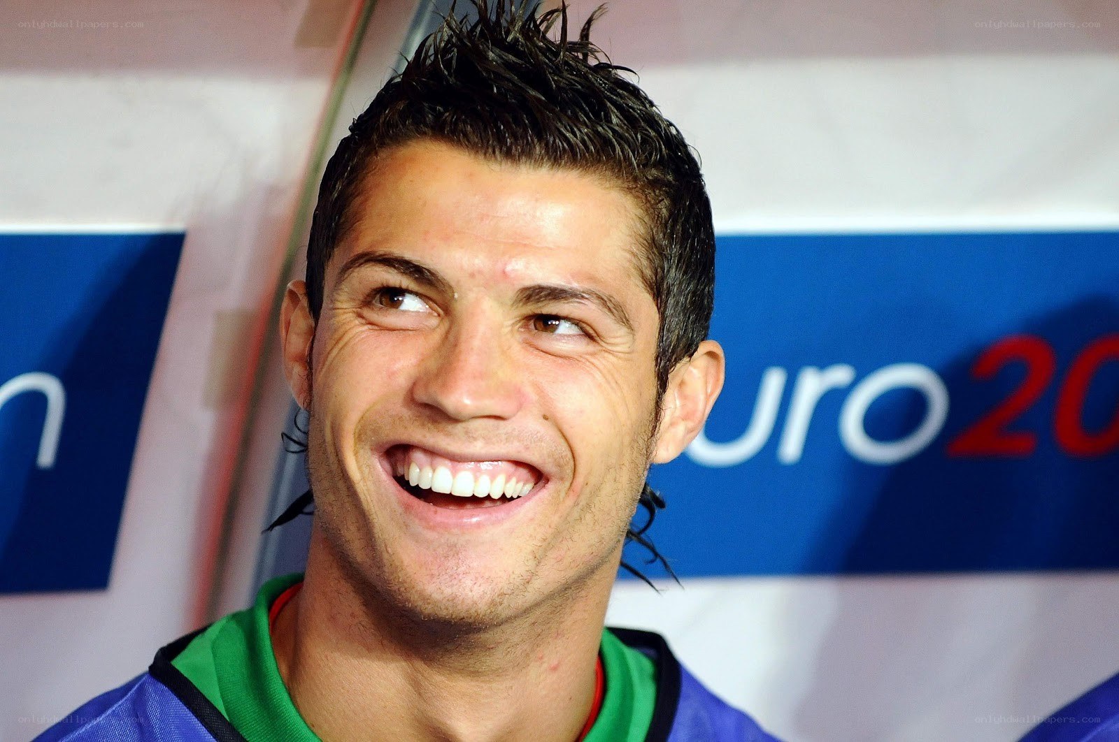 Cristiano Ronaldo smiling
