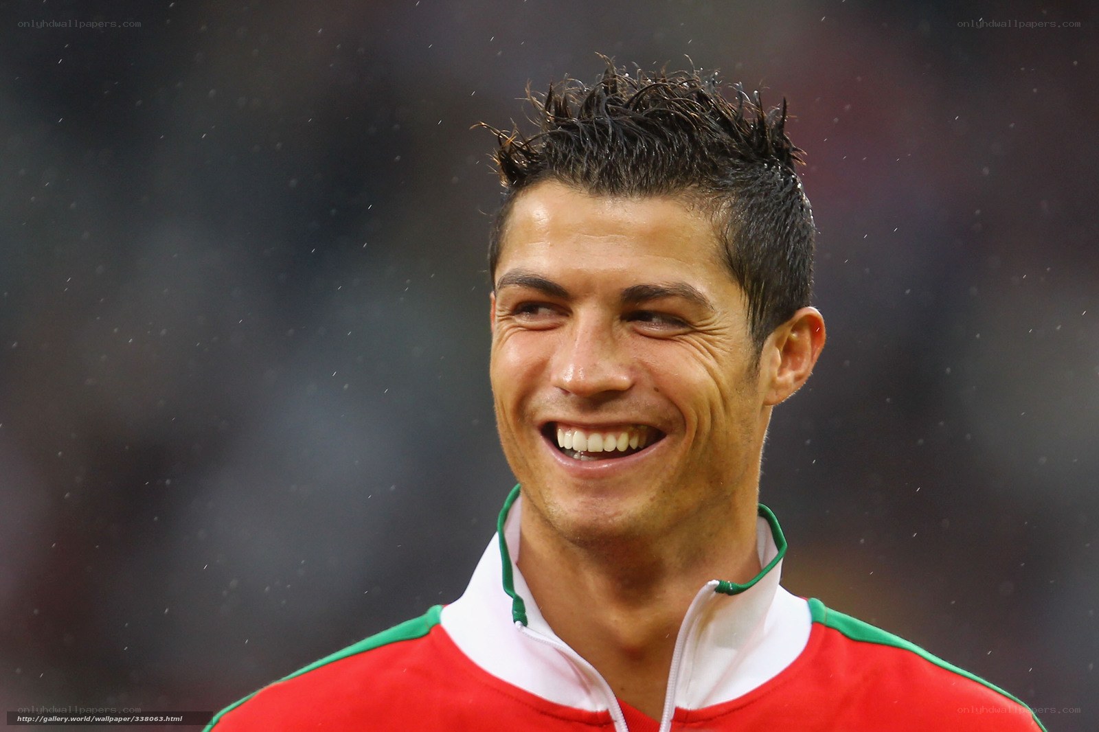 Cristiano Ronaldo smiling