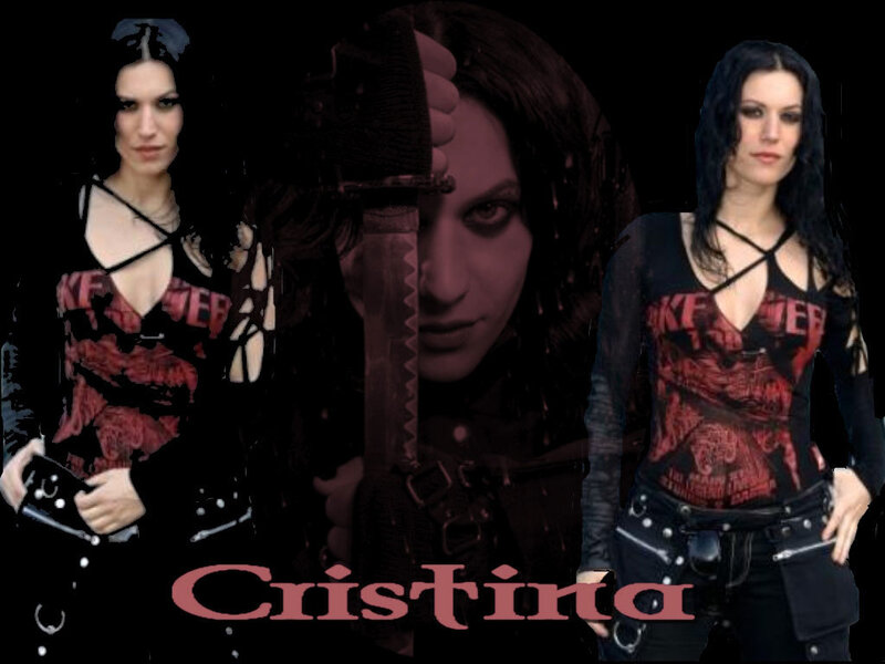 Cristina with sword