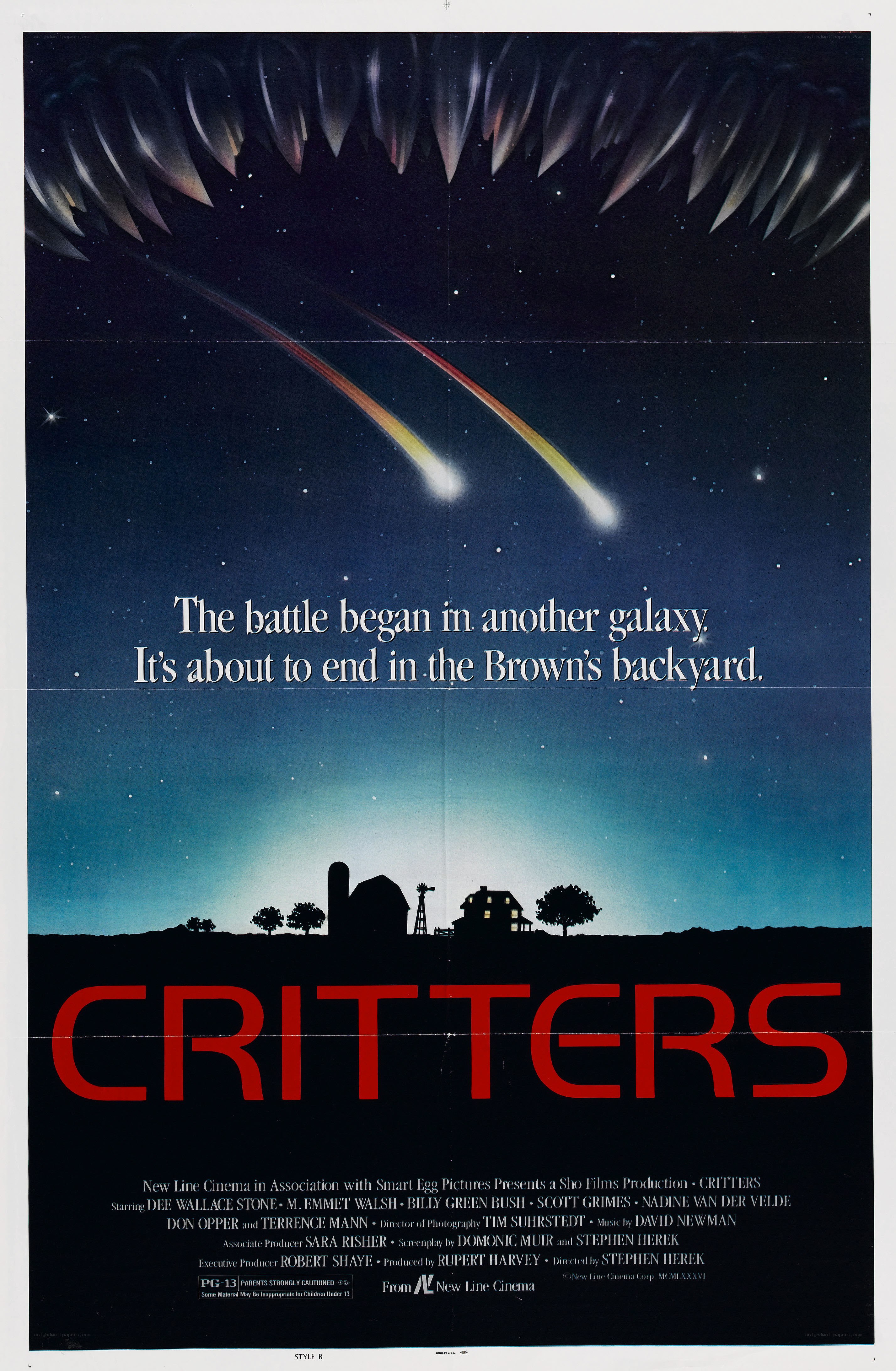 Critters movie poster
