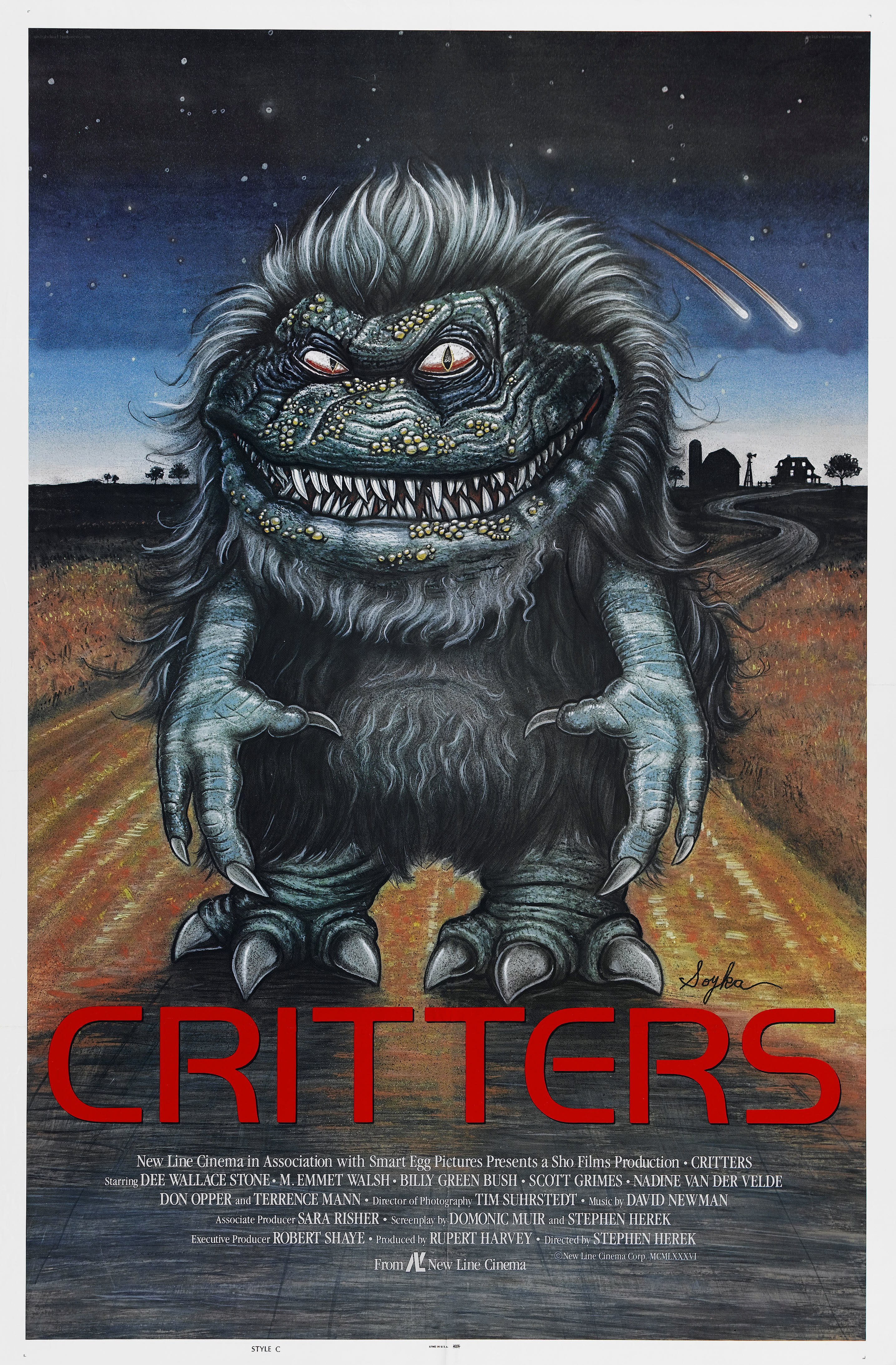 Critters movie poster