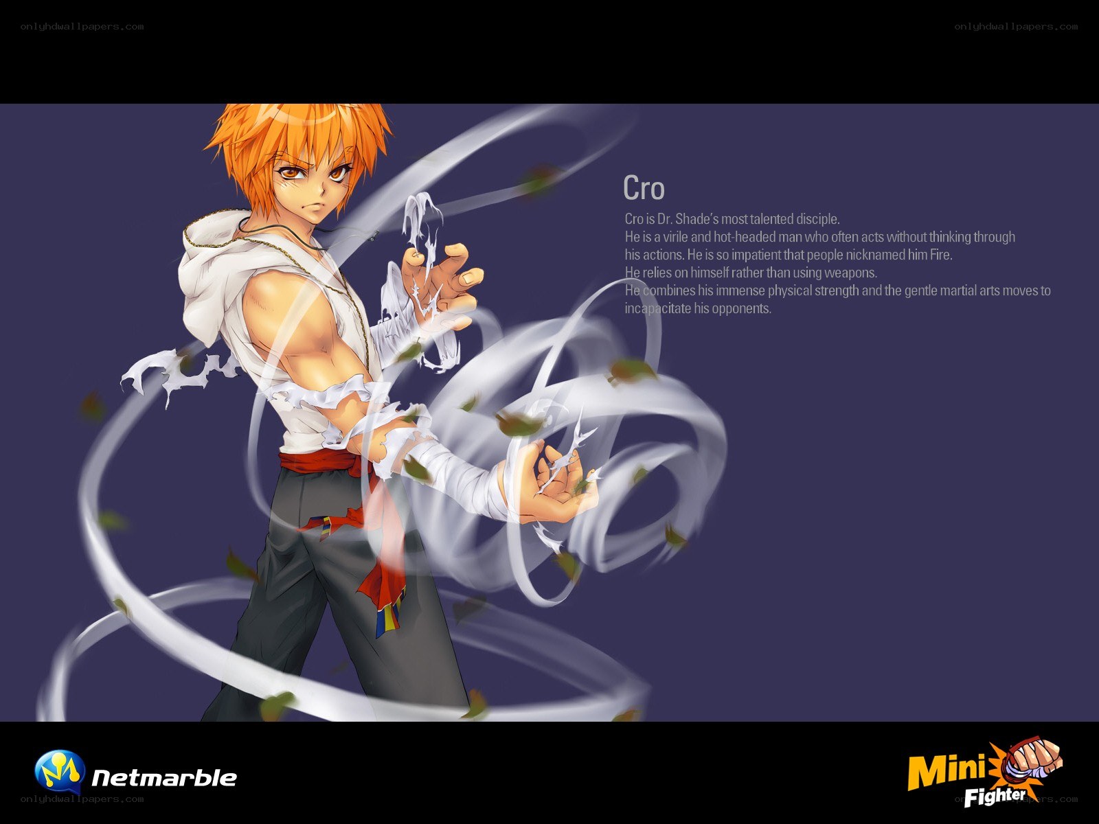 Cro character art from Mini Fighter