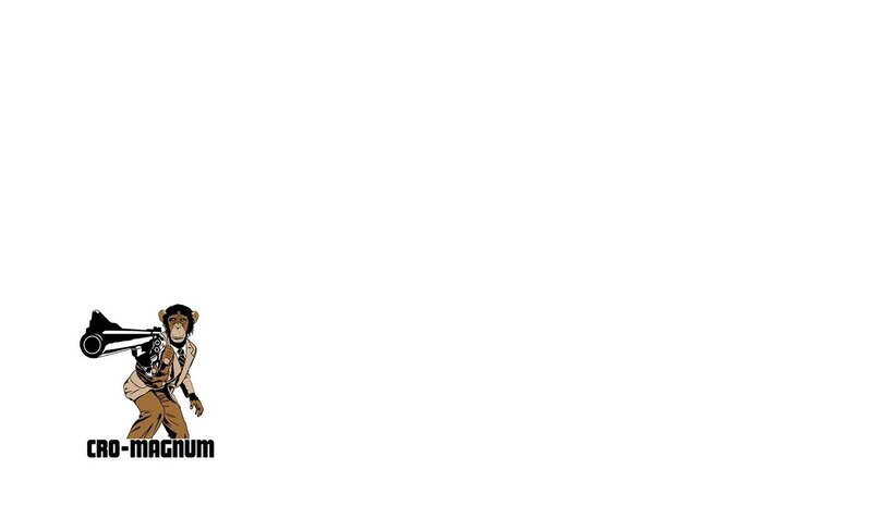 Cro-Magnum monkey logo