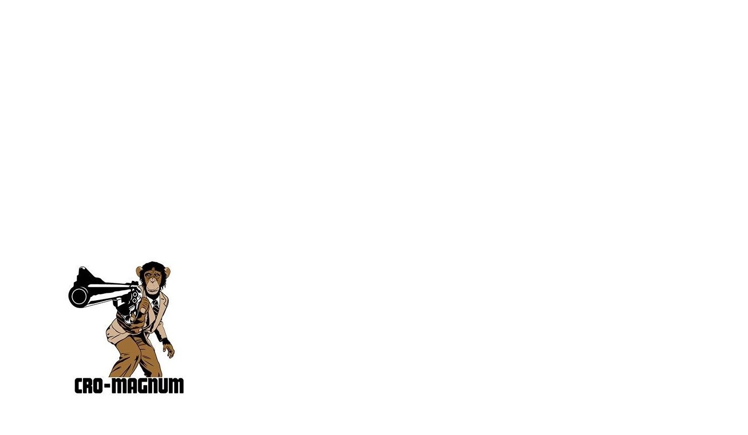 Cro-Magnum monkey logo