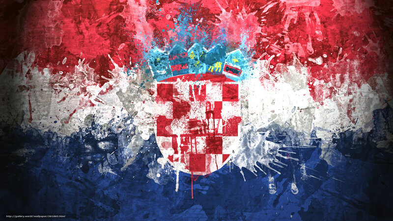 Croatian Flag Artwork