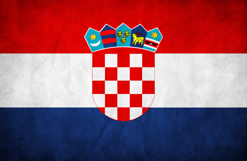 Croatian Flag — Red, Patriotic