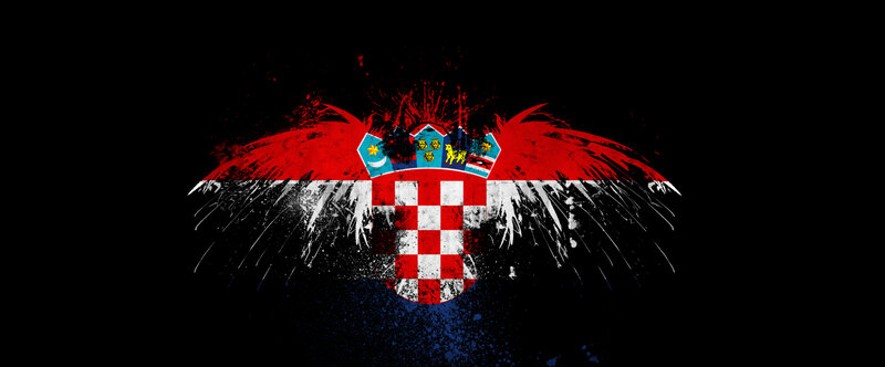 Croatian Flag Wings