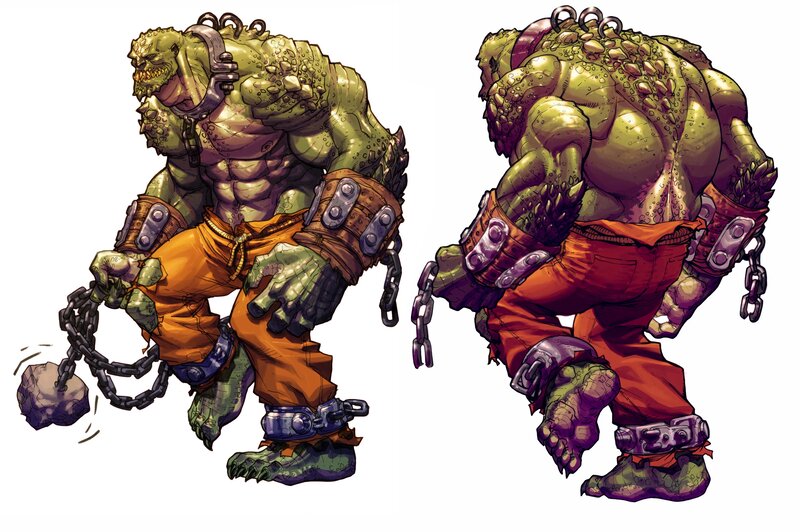 croc-like prisoner character