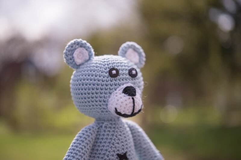 crochet teddy bear