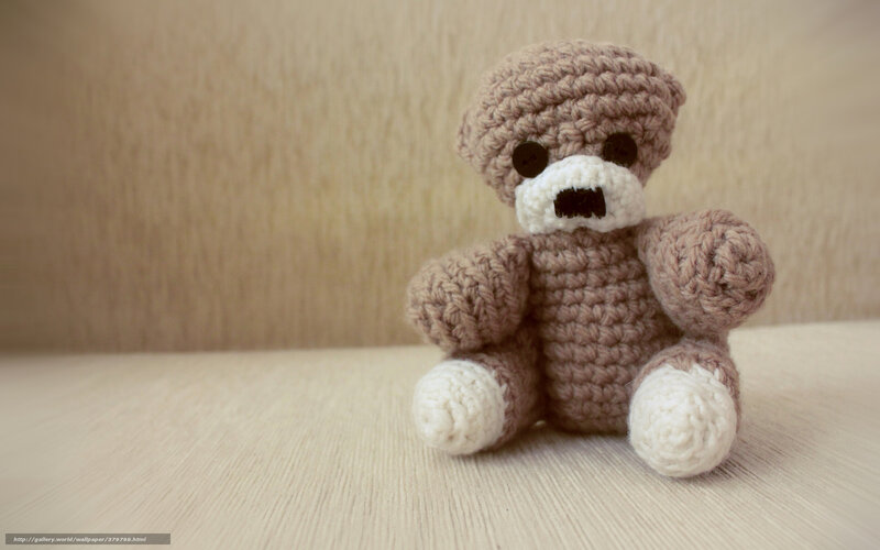 crochet teddy bear
