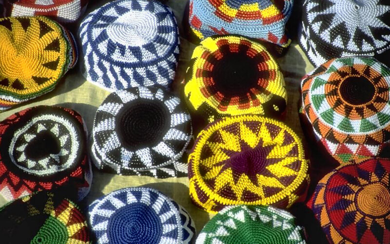 Crocheted Hats — Yellow