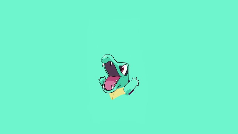 Crocodile-like Creature — Teal