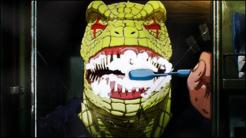 Crocodile-like Creature — Yellow