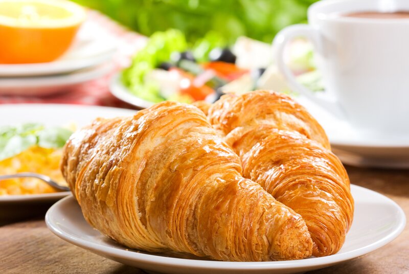 Croissants on a Plate — Brown
