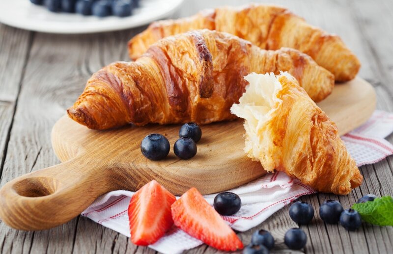 Croissants with Berries