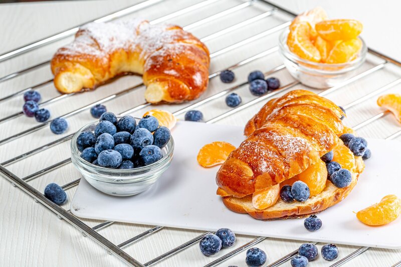 Croissants with Fruit