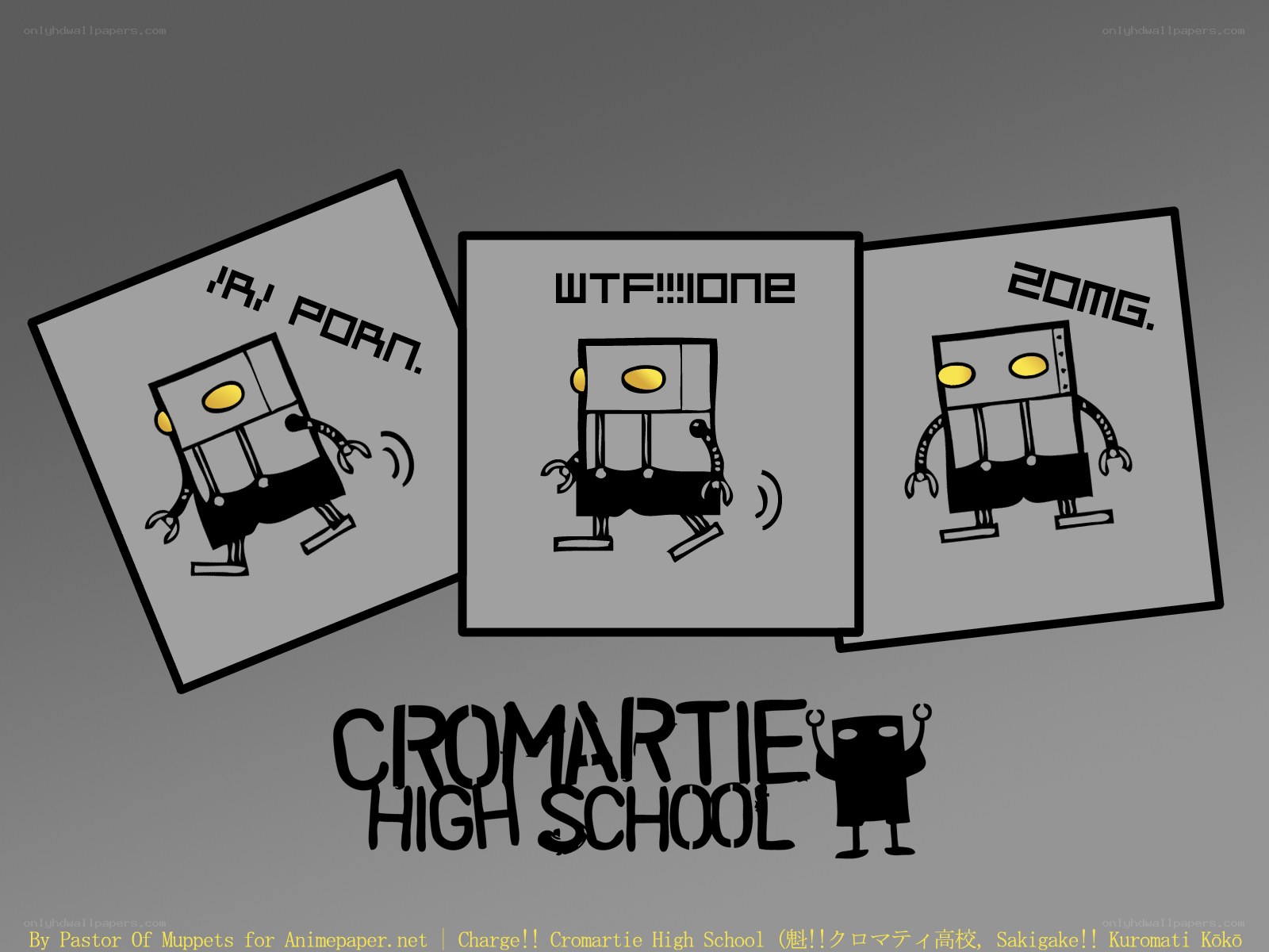 Cromartie High School comic panels