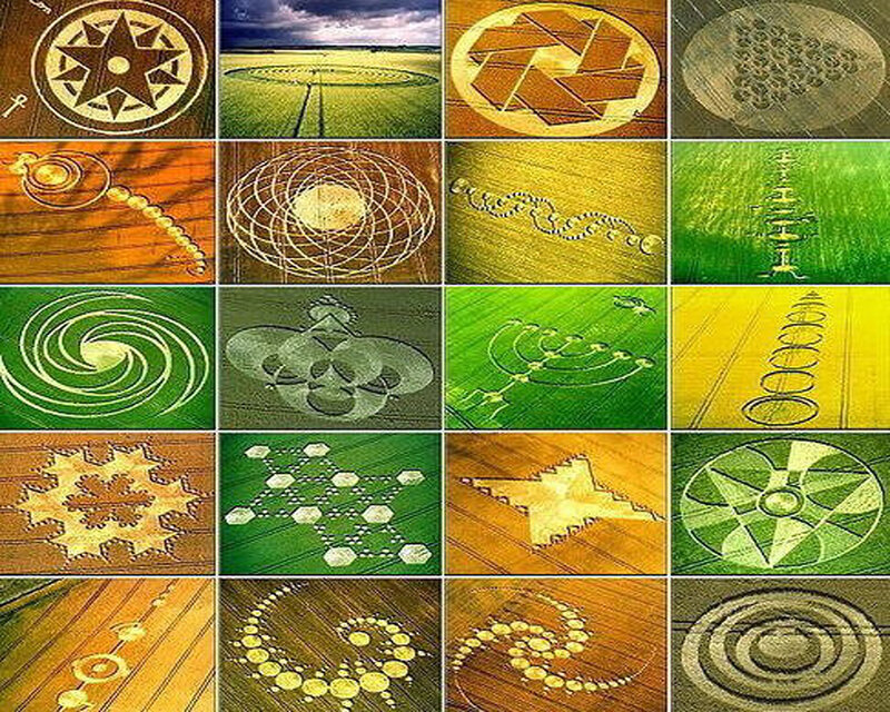 Crop Circle Patterns — Green