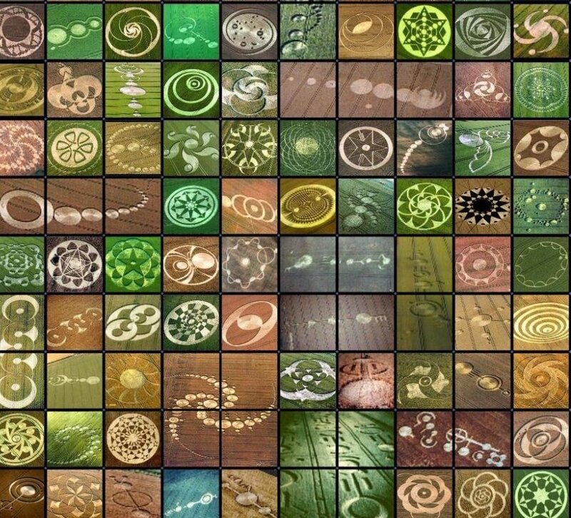 Crop Circles in Fields